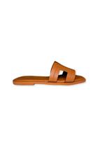 Rasteira Cabedal Em H Caramelo Outshoes - Outlet Calce Leve Rasteira Cabedal Em H Caramelo Outshoes - Outlet Calce Leve