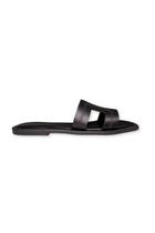 Rasteira Cabedal Em H Preto Outshoes - Outlet Calce Leve Rasteira Cabedal Em H Preto Outshoes - Outlet Calce Leve