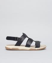 Rasteira Capri Couro Lara - Preto Rasteira Capri Couro Lara - Preto