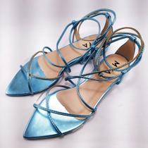 Rasteira Caracas Metalizada