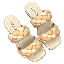 Rasteira Carina Baunilha/Laranja Dona Be Rasteira Carina Baunilha/Laranja Dona Be