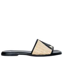 Rasteira Carrano Flat Slide Palha