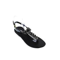 Rasteira Chic Line Floater Preto/Grafite Luxo Rasteira Chic Line Floater Preto/Grafite Luxo