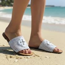 Rasteira Chinelo Capodarte 4019522 Trama Slide Original Femi