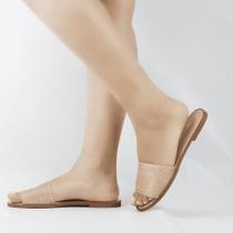 Rasteira Chinelo Metalizado