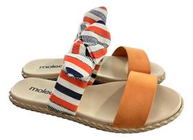 Rasteira Chinelo Moleca Feminino Laço Casual 5452.101 Rasteira Chinelo Moleca Feminino Laço Casual 5452.101