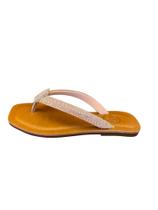 Rasteira de couro strass tipo chinelo Rasteira de couro strass tipo chinelo