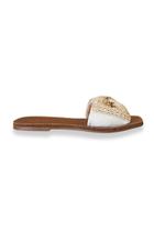 Rasteira De Laço Off White Otshoes Rasteira De Laço Off White Otshoes