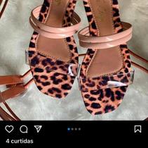 Rasteira de oncinha n 34 ao 39