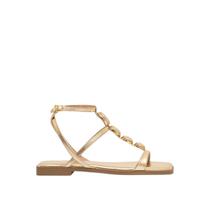 Rasteira Dourada Esferas Forradas Constance Original