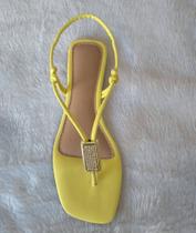 Rasteira Edr Flat Amarelo Rasteira Edr Flat Amarelo