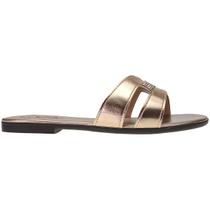 Rasteira Feminina 34 ao 43 Chinelo Slide Strass Flat Pedrinhas Calce Facil Glow