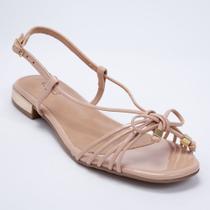 Sandália Rasteira Corda Tiras Amarração Preta | Schutz