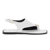 Rasteira Feminina Copacabana com Metal Dourado Macerata com Fivela Confortável Ref: 5453 Rasteira Feminina Copacabana com Metal Dourado Macerata com Fivela Confortável Ref: 5453