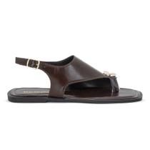 Rasteira Feminina Copacabana com Metal Dourado Macerata com Fivela Confortável Ref: 5453