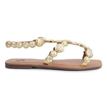 Rasteira Feminina Fenomena Dourada - RA209A