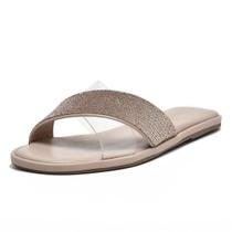 Rasteira Feminina Flat Brilho Via Marte 23-20408 Rasteira Feminina Flat Brilho Via Marte 23-20408