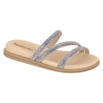 Rasteira Feminina Flat Papete Strass Beira Rio 8488.108