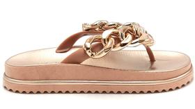 Rasteira Feminina Flatform Correntes Miss Love PP-907