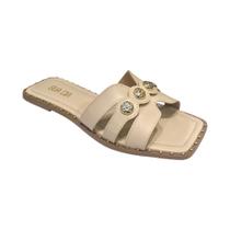 Rasteira Feminina Sua Cia Napa Soft Areia 8394.16123