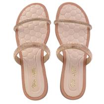 Rasteira Feminina Via Telli Rosa - 4122