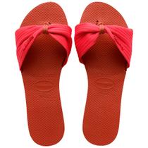 Rasteira Feminino Havaianas You St Tropez Basic Laranja 4146 Rasteira Feminino Havaianas You St Tropez Basic Laranja 4146