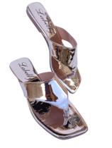 Rasteira Flat Chinelo de Dedo Moda Tendencia Verão