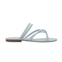 Rasteira Flat Dm Eterna Pastel Blue