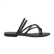 Rasteira Flat Dm Eterna Preto