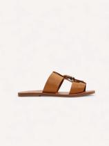 Rasteira Flat Fivela - Caramelo Rasteira Flat Fivela - Caramelo