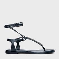 Rasteira Flat Simple Cristal Carrano 777018 Rasteira Flat Simple Cristal Carrano 777018