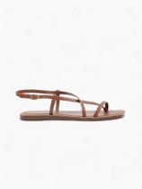 Rasteira Flat Tiras - Caramelo Rasteira Flat Tiras - Caramelo