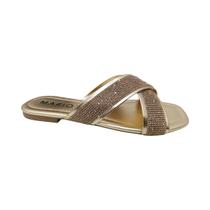 Rasteira mariotta brilhos feminino 20865-08 Rasteira mariotta brilhos feminino 20865-08