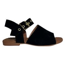 Rasteira milla camurça 272