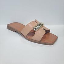 Rasteira Moda Feminina Bottero 38303 Couro - Bege