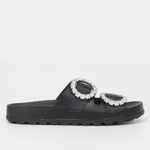 Rasteira Moleca Fivela Pedraria Tratorada Rasteira Moleca Fivela Pedraria Tratorada