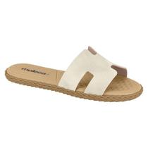 Rasteira Moleca Flat - Feminino - Branco off - 34 Rasteira Moleca Flat - Feminino - Branco off - 34