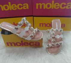 Rasteira Moleca Turim metal Glamour 5435.549