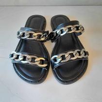 Rasteira Preta Preto Rasteira Preta Preto