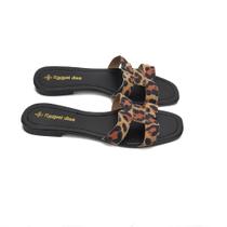 Rasteira raquel dias sintética onça tam 38 Rasteira raquel dias sintética onça tam 38