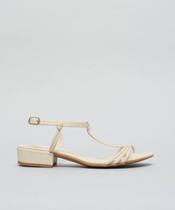 Rasteira Saltinho Helena - Offwhite