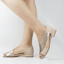 Rasteira Sandália Couro