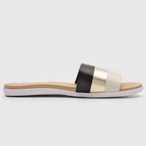 Rasteira Slide Beira Rio Color Block Preto Rasteira Slide Beira Rio Color Block Preto