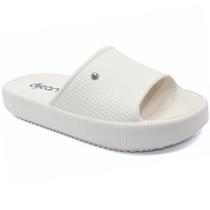Rasteira Slide Dijean Detalhe Feminina - Off White