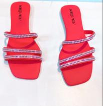 Rasteira Strass