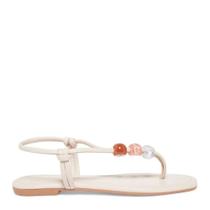 Rasteira Thong Esfera Creme - Santa Lola