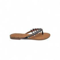 Rasteirinha Dicapri Feminino Adulto com Pedraria Ref 1462