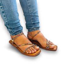 Rasteirinha Feminina Adulto Com Strass