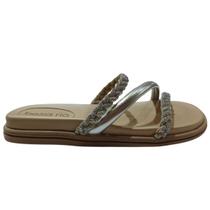 Rasteirinha Feminina Beira Rio Strass 8488.105