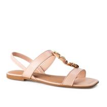 Rasteirinha Feminina Dakota Pedrarias Slide Bico Quadrado